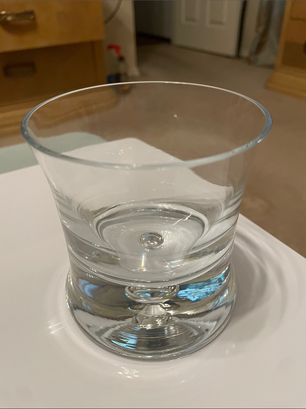 Heavy Classic Clear Drinking Glass Tumbler
